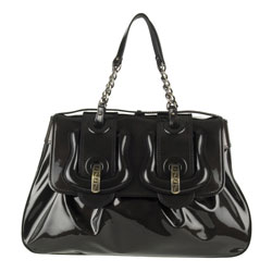 Fendi Patent Leather 'B.Fendi' Buckle Bag