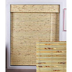 Petite Rustique Bamboo Roman Shade (50 in. x 74 in.)