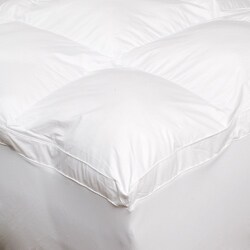 300 Thread Count Luxury Baffle Box Fiberbed with Skirt