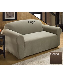Corduroy Stretch Loveseat Slipcover