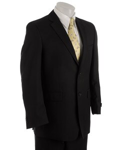 Joe by Joseph Abboud Men's Black Wool Suit