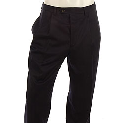Michael Kors Men's Navy Reverse Pleat Pants