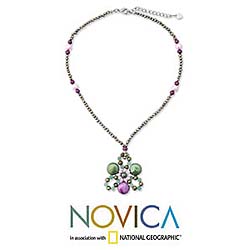 'Green Thai Star' Pearl Choker (Thailand)