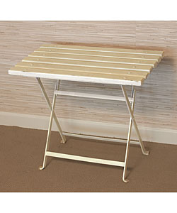 Cream Country-style Foldout TV Tray (China)
