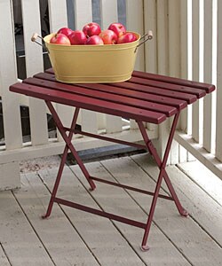 Red Country-style Foldout TV Tray (China)