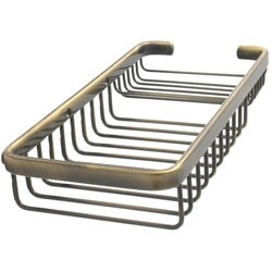 Rectangular Shower Basket with Soap Dish Insert