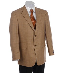 Austin Reed London Brown Plaid Wool Sportcoat