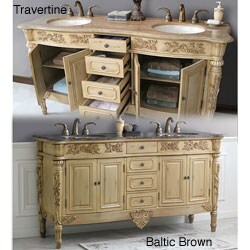 Alexandria Double Sink Bathroom Vanity