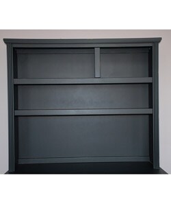 Solid Wood Black Dresser Hutch