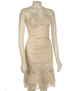 Betsey Johnson Women's Stripe Corset Dress