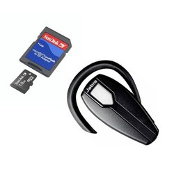 SD1GBM SD Card and JABBT135 Bluetooth Headset