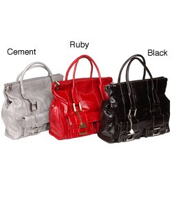 Helen Welsh Double Pocket Fold-over Satchel