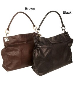 Helen Welsh Leather Tote with Square Grommets