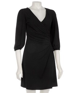 Laundry by Design Women's Matte Jersey Wrap Dress