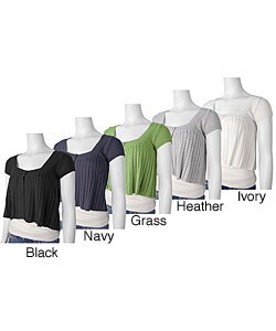Adi Designs Ci Sono Cap Sleeve Baby Doll Sweater