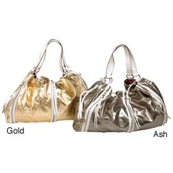 Rampage Metallic Wash Painted Canvas Bag