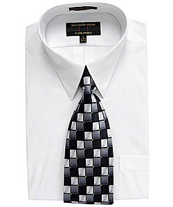 Alexander Julian Men's Dress Shirt and Tie Set