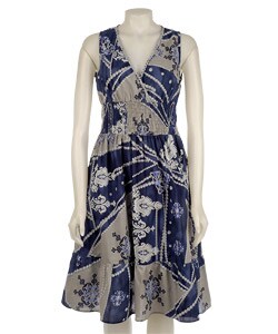 Pretty Pink Contemporary Pearl Blue/ Grey Sundress