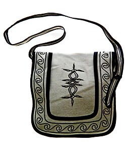 Solola Handmade Large Grey Handbag (Guatemala)