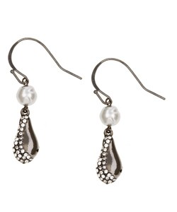 Adrienne Vittadini Pearl Drop Earrings