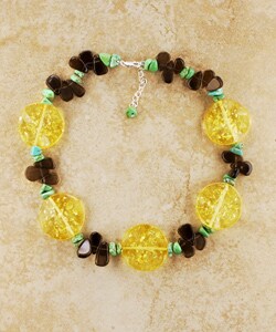 Enchanting Trio Gems Necklace (USA)