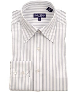 Sean John Men's Navy Stripe Woven Dress Shirt