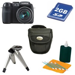 Fujifilm Finepix S1000FD 10MP Digital Camera with Bonus Kit