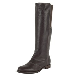D & G Women's Pebbled Leather Knee Boots