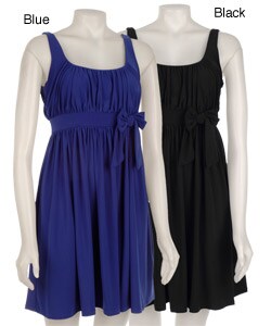 Essentials by A.B.S Matte Jersey Side Bow Dress