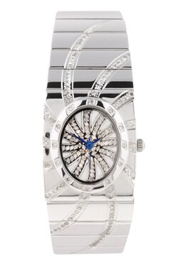 Croton Women's 23k White Goldplated Diamond Watch