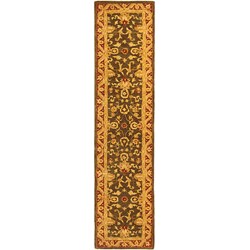 Hand-spun Kashan Wool Runner Rug (2'3 x 12')