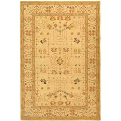 Hand-spun Treasured Sand Wool Rug (5' x 8')