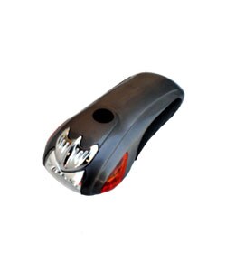 Self-powered 5 LED flashlight wth blinking option