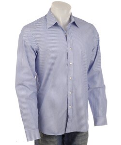 DKNY Men's Long-sleeve Woven Shirt
