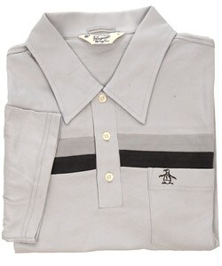 Original Penguin Glacier Grey 'On The Concourse' Polo