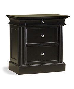 Leann Black Nightstand