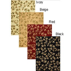 Olefin Virginia Floral Runner Rug (2'2 x 7'7)