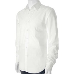 DKNY Men's White Dress Shirt