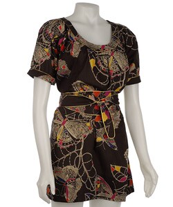 French Connection Women's Belted Kimono Dress