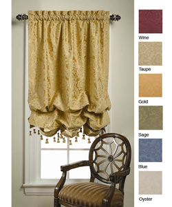 Wellington Damask Balloon Curtain (62 in. x 42 in.)