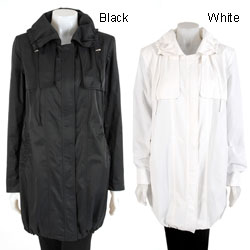 Tahari Women's Cotton Stadium Coat
