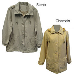 Komitor Women's Petite Microfiber Spring Travel Jacket