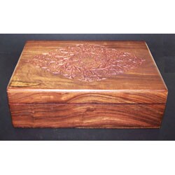 Handcrafted Hope Dynasty Shisham Box (India)