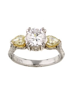 Tacori Platinum 5/8ct TDW Diamond Engagement Ring