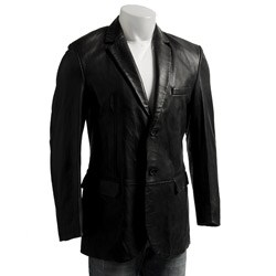 Claiborne Men's Lamb Leather Blazer