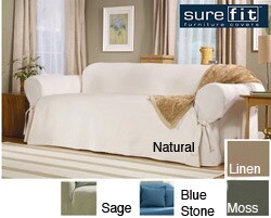 Sure Fit Cotton Classic Washable Chair Slipcover