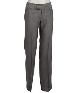 Emanuel by Emanuel Ungaro Women's Silk Tab Front Pants