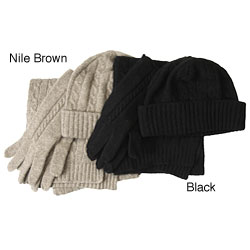Portolano 3-piece Cashmere Glove Set