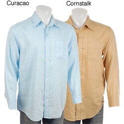 Visitor Men's Long-sleeve Linen Sport Shirt
