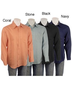 Visitor Men's Long-sleeve Linen Sport Shirt